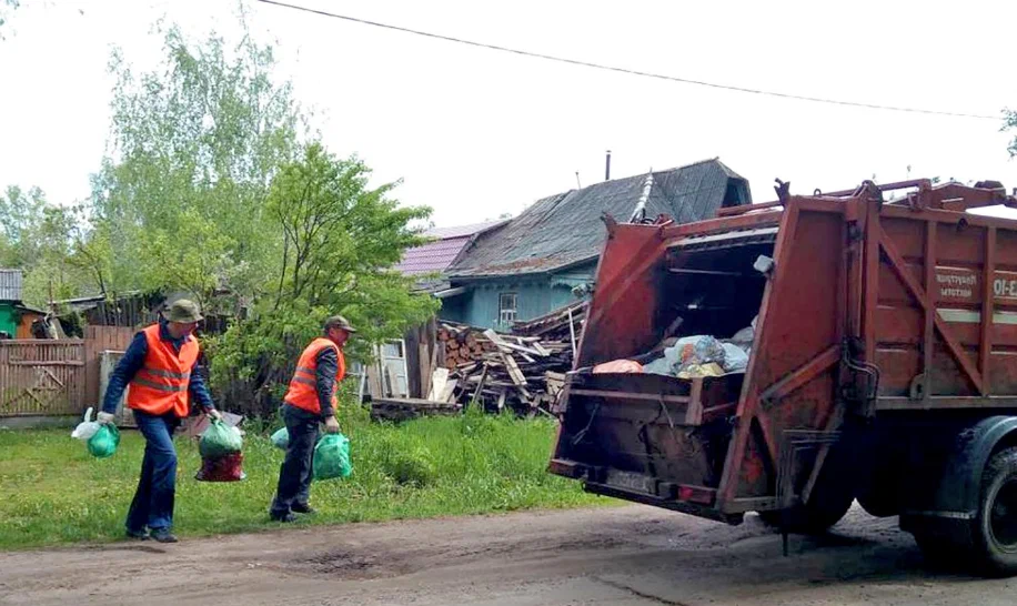 Вывоз мусора из частного дома в Липецке в октябре