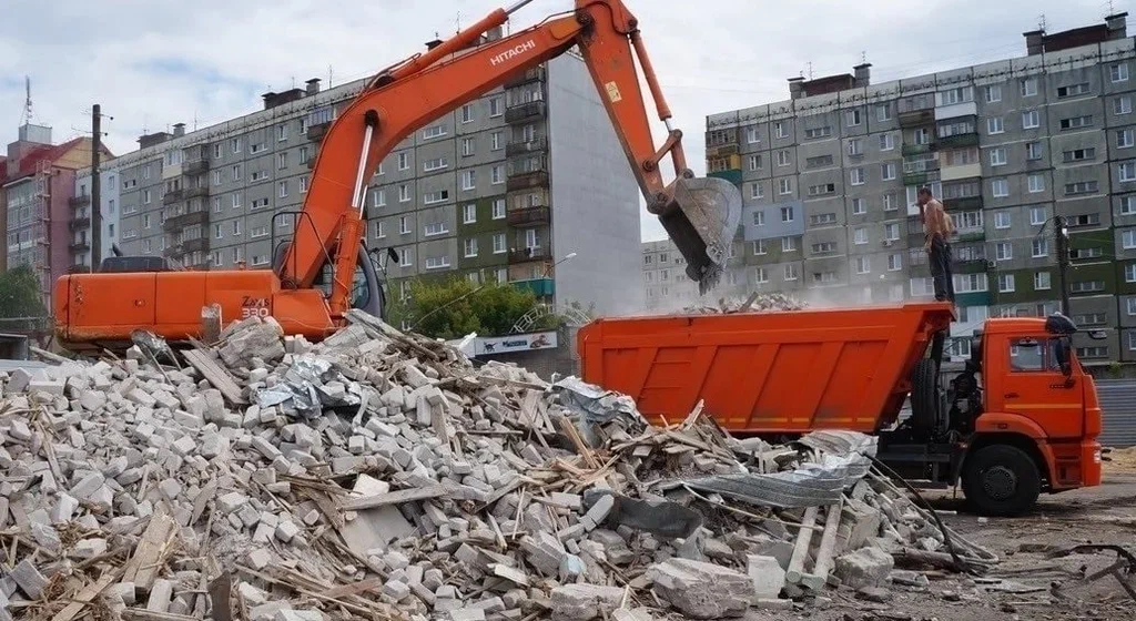 Профессиональный вывоз строительного мусора в Липецке в октябре