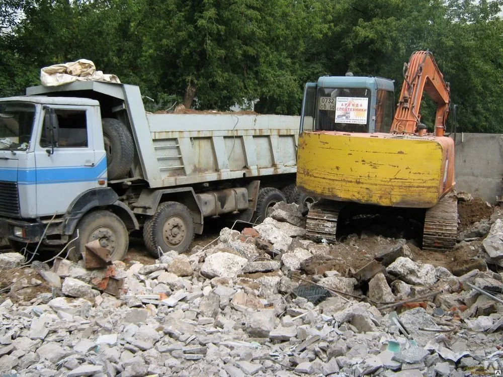 Вывоз бетонного боя и утилизация в Липецке в октябре